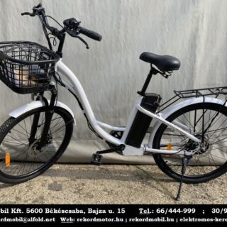 BM-01 Litiumos Pedeleces Elektromos Kerékpár (Fehér)